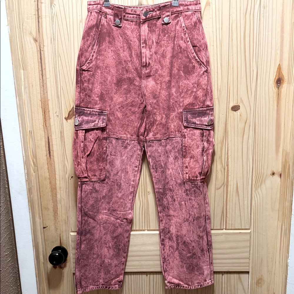 POL RED stonewash Denim Pants NWOT
